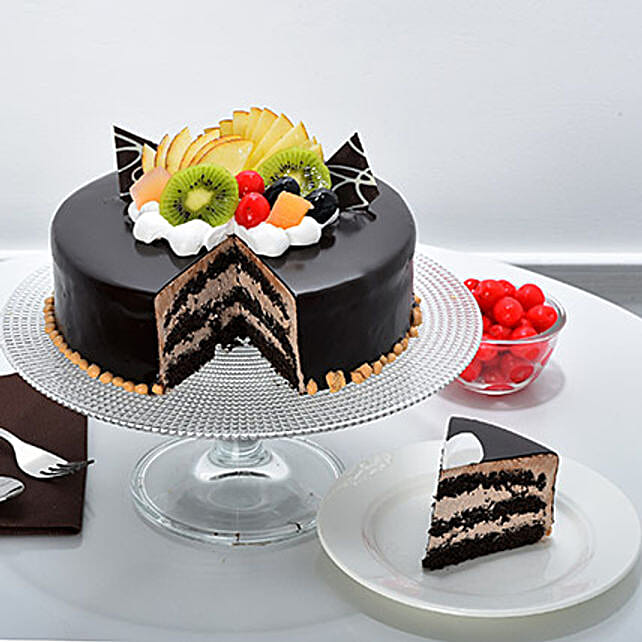 Fruit Chocolate Cake 2kg Eggless