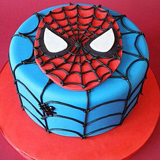 Just For You Spiderman Cake 1Kg Chocolate