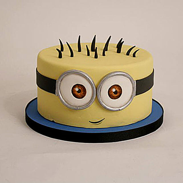 Minion Cartoon Cake 1kg Vanilla