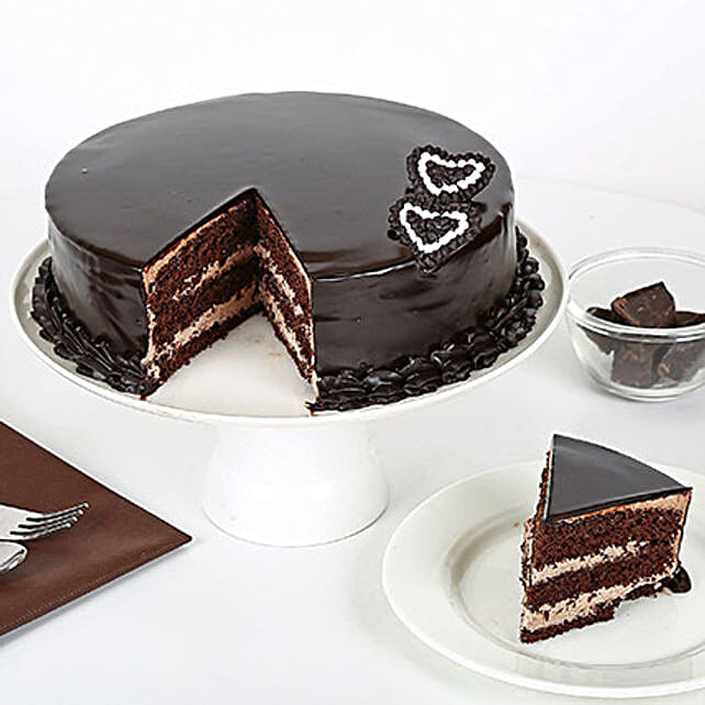 Rich Velvety Chocolate Cake 2kg Eggless