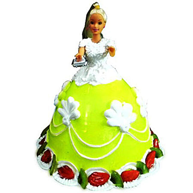 The Lovely Barbie Cake 3kg Chocolate Eggless